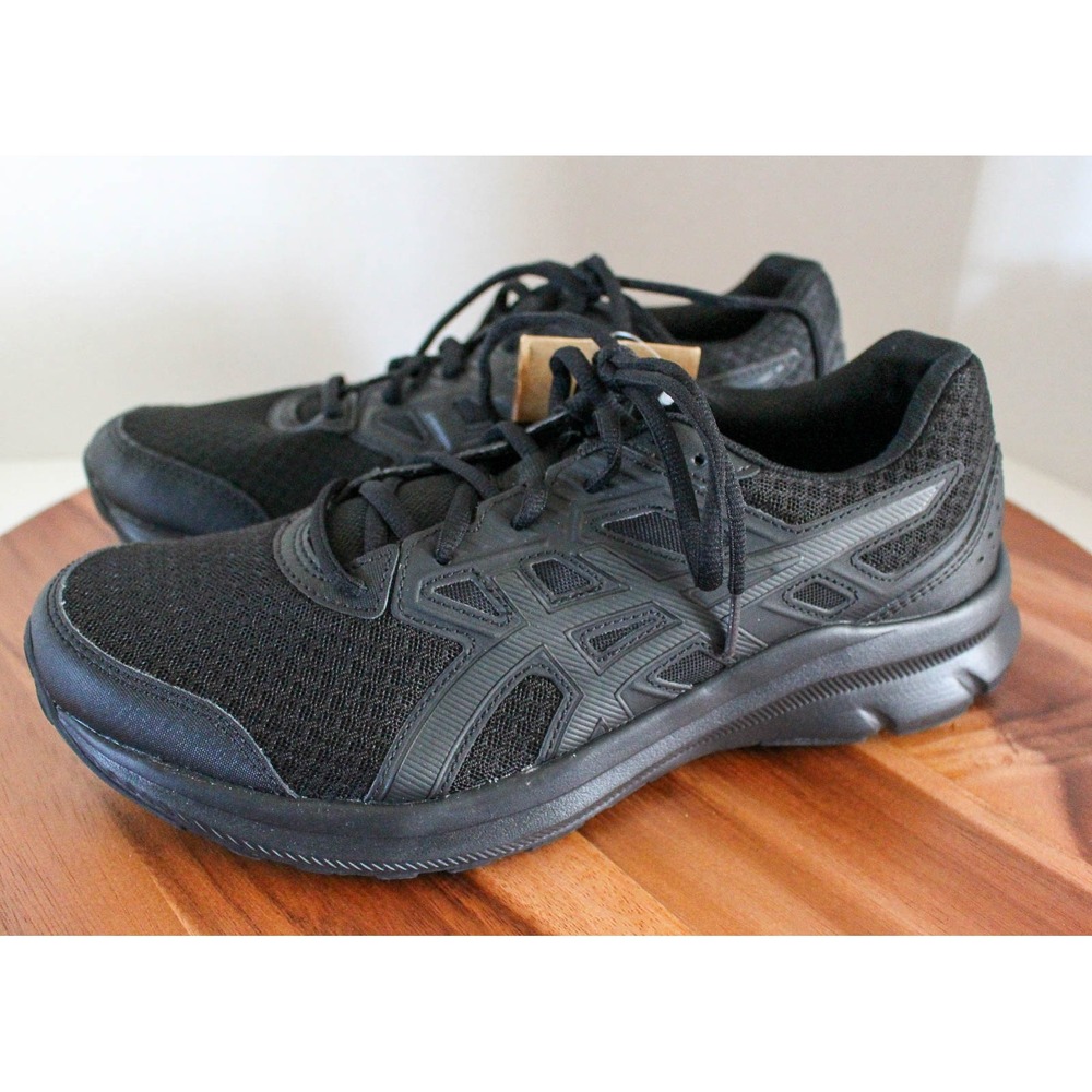 ASICS Jolt 3 Sneakers Mens 8.5 4E Wide Black Mesh Lace Up Running Shoes 1011B041